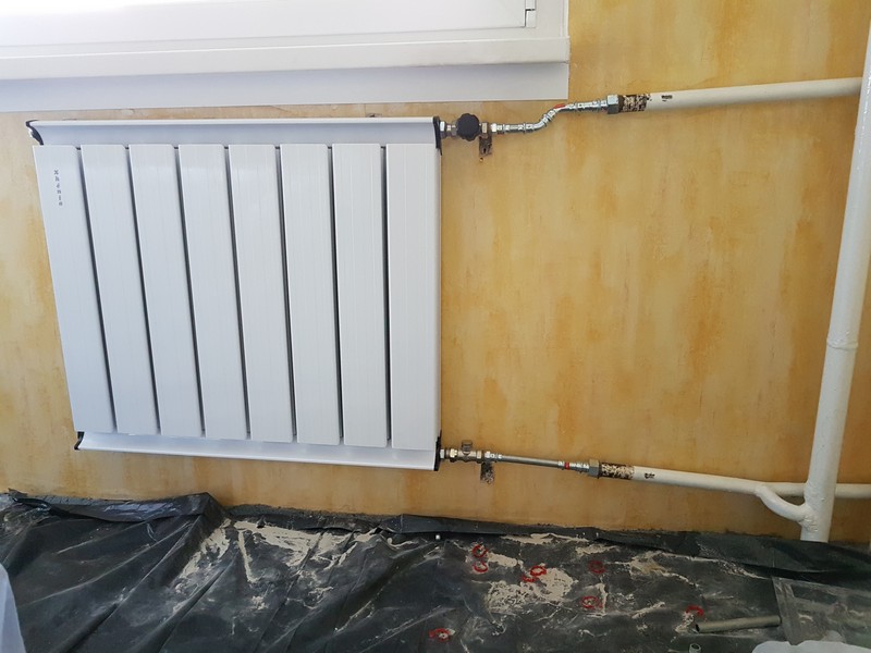 Panel radiátor áthelyezés